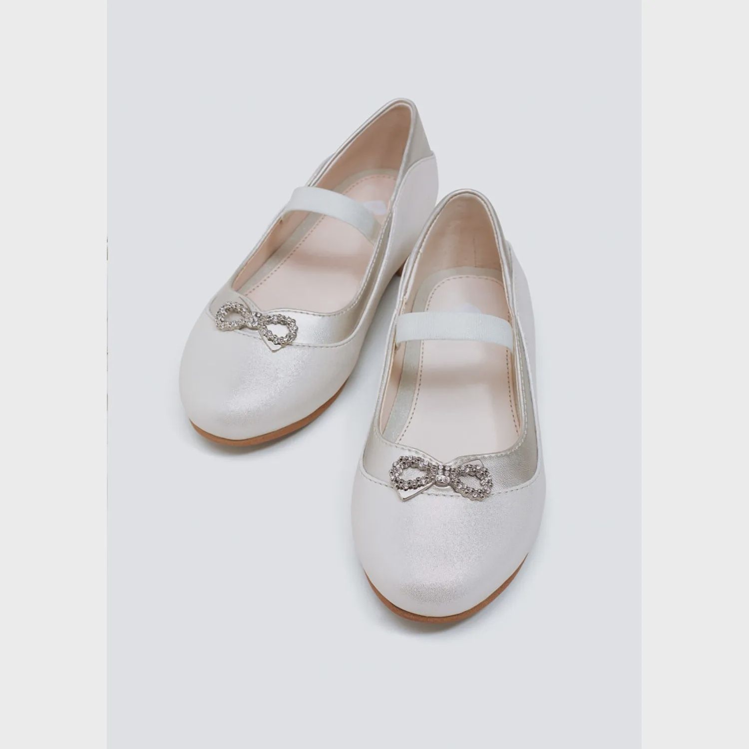 SHOE SILVER PATENT LEATHER MARYJANE / 43431-070