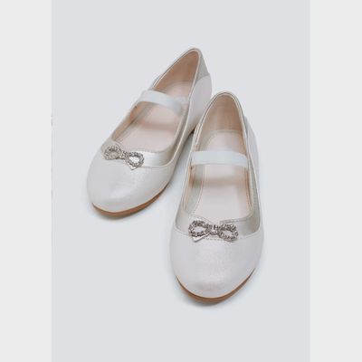 SHOE SILVER PATENT LEATHER MARYJANE / 43431-070