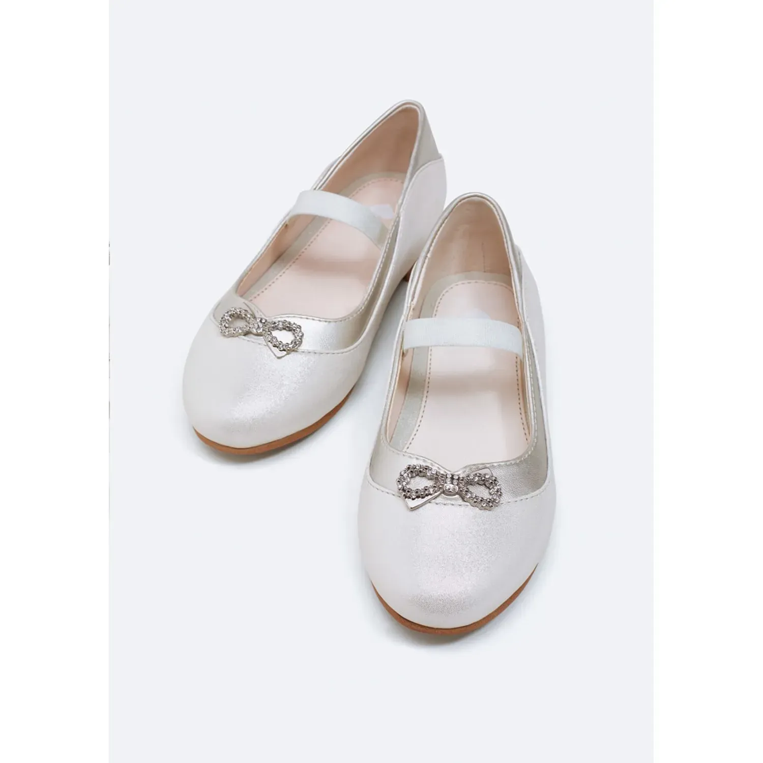 SHOE SILVER PATENT LEATHER MARYJANE / 43431-070