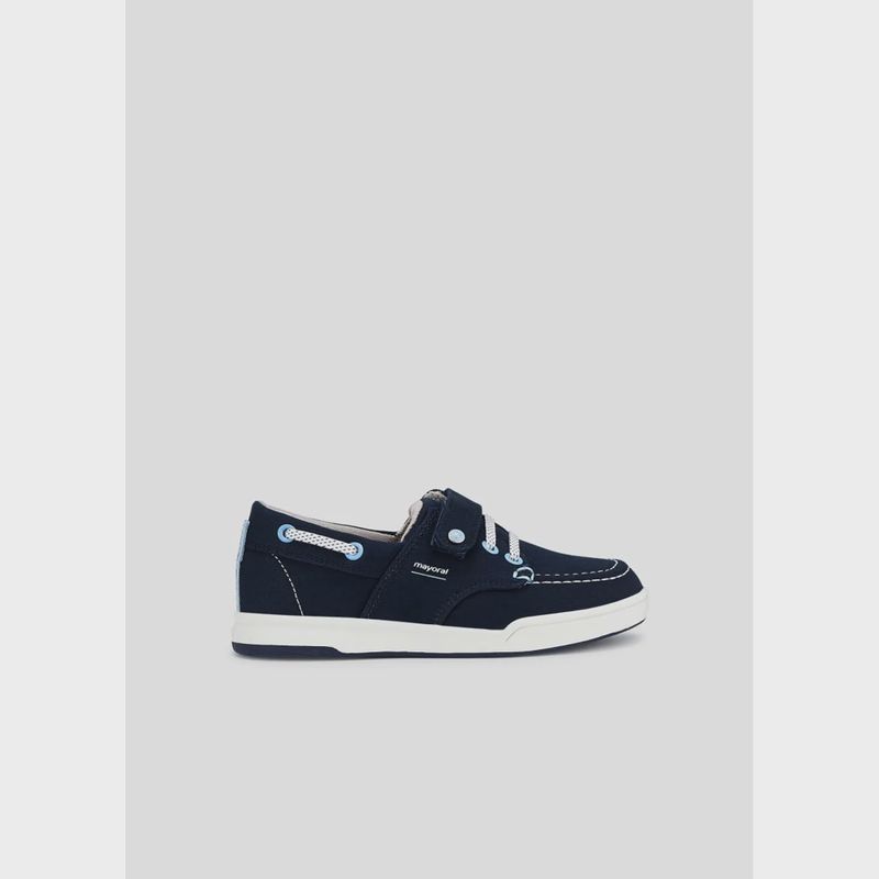 BOAT SHOE NAVY WHITE & BLUE TRIM / 43473-069