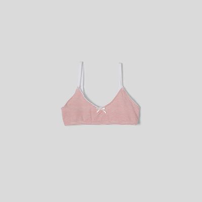 BRA PEACH & WHITE STRIPE / 10209 BRA PEACH & WHITE STRIPE / 10209