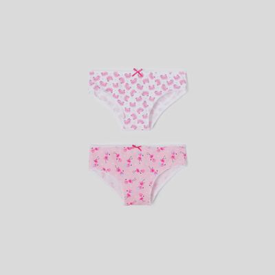 2PACK UNDERWEAR PINK OR WHITE PRINTED / 10219