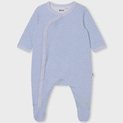 SLEEPER PALE BLUE WHITE PRINT SIDECLOSURE / J97210-N48