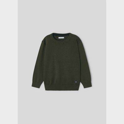 SWEATER DARK GREEN KNIT / 323-075