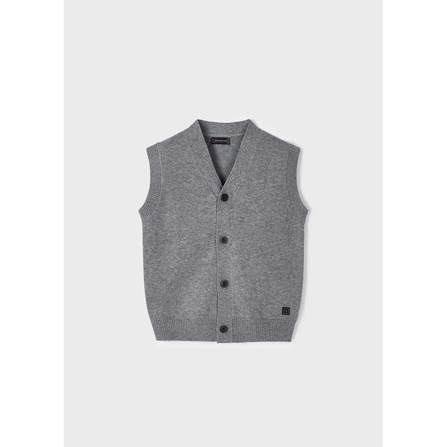 KNIT VEST GREY / 4327-078