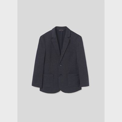 NAVY BLAZER STRETCH 2 POCKETS / 7430-002