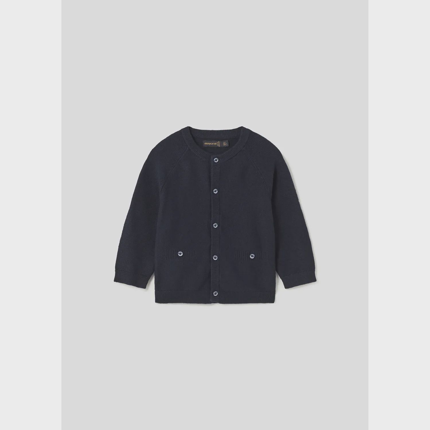 KNIT CARDIGAN NAVY DRESSY / 2324-090