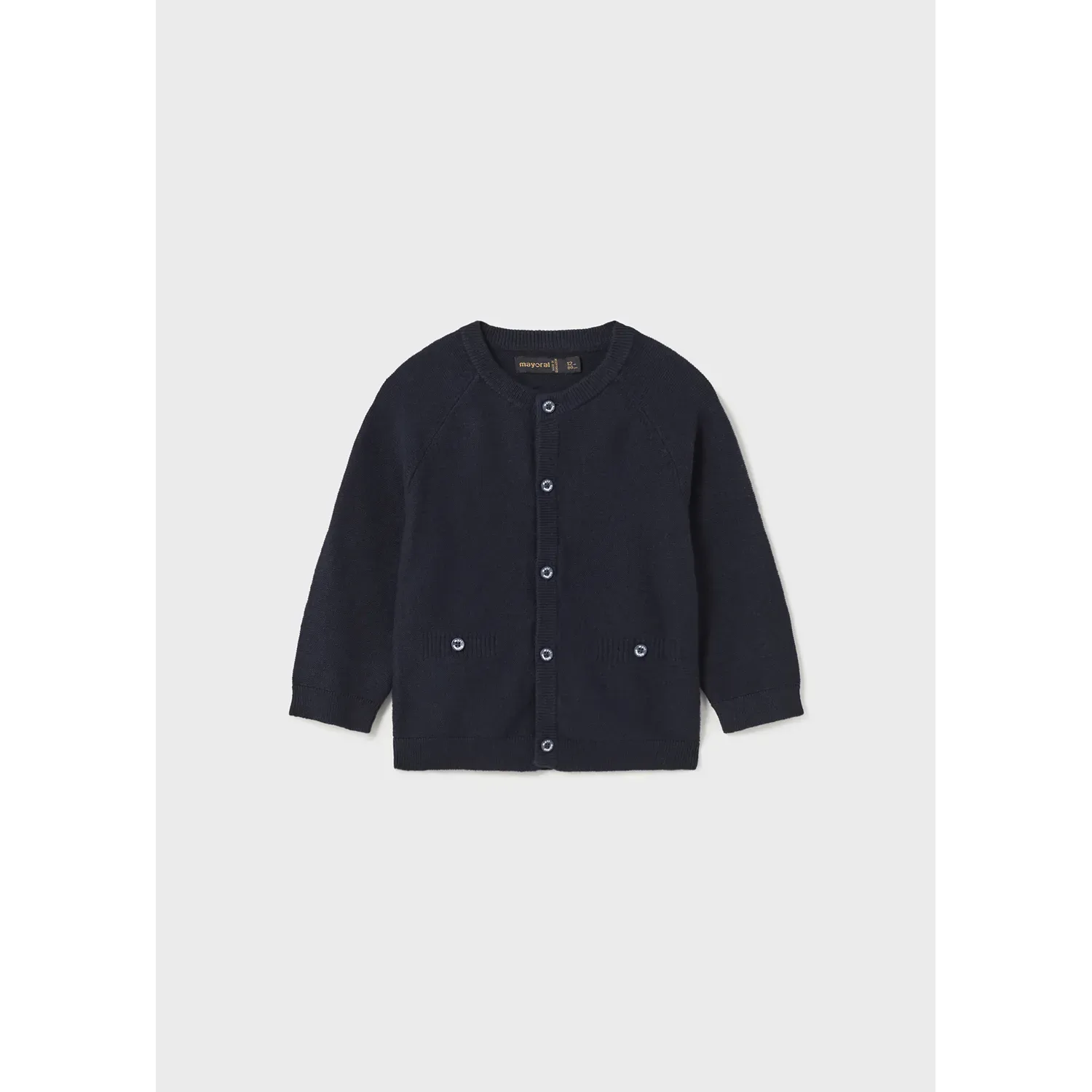 KNIT CARDIGAN NAVY DRESSY / 2324-090