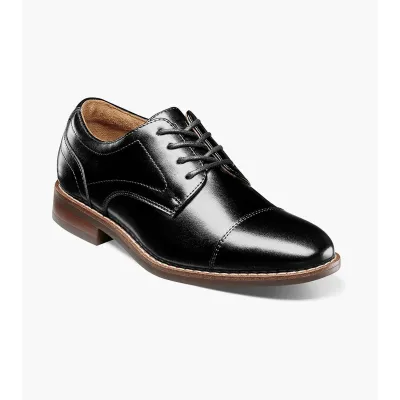 SHOE RUCCI CT OX JR BLACKWITH LACES BROWN SOLE / 16687-001 SHOE RUCCI CT OX JR BLACKWITH LACES BROWN SOLE / 16687-001
