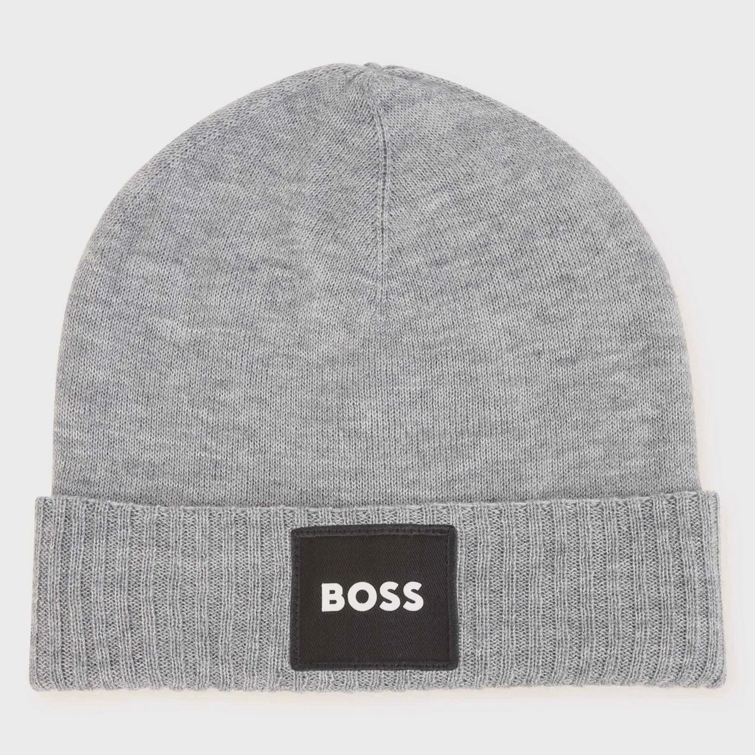 PULL ON HAT GREY NAVY LOGO PATCH / J21283-A32