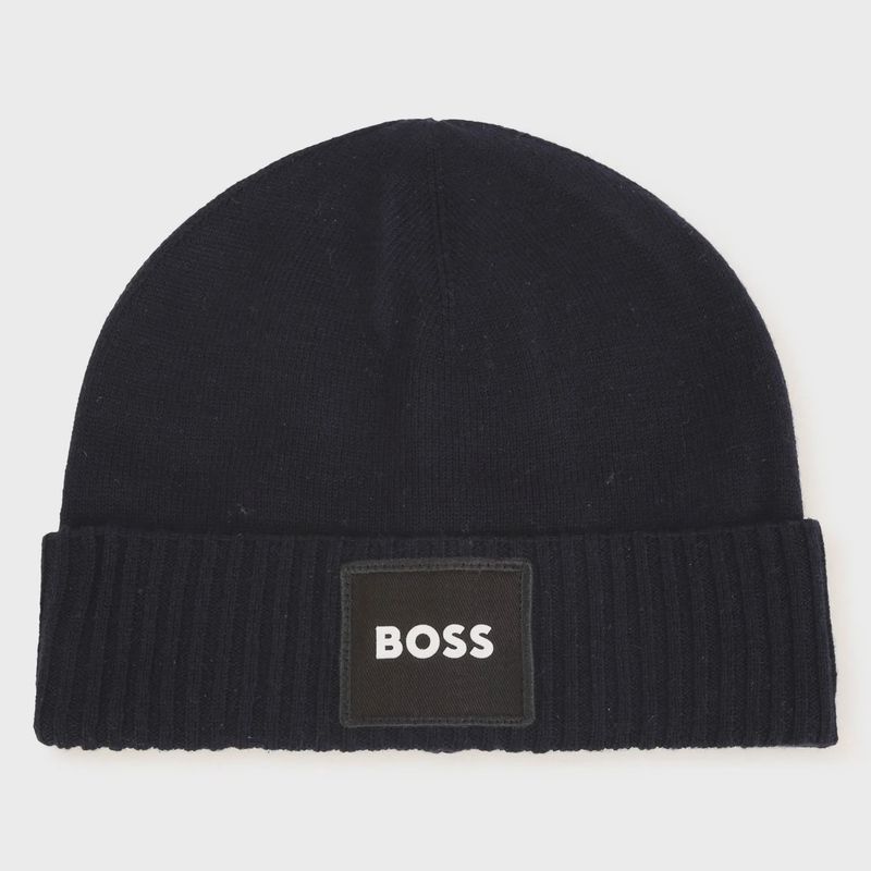 PULL ON HAT NAVAY WHITE BOSS PATCH / J21283-849