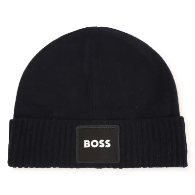 PULL ON HAT NAVAY WHITE BOSS PATCH / J21283-849