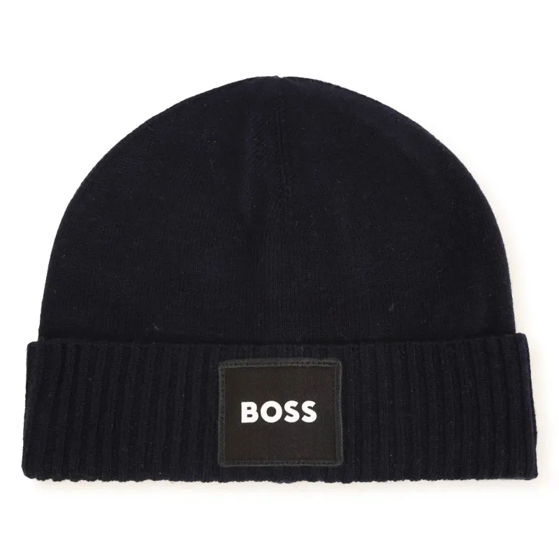 PULL ON HAT NAVAY WHITE BOSS PATCH / J21283-849