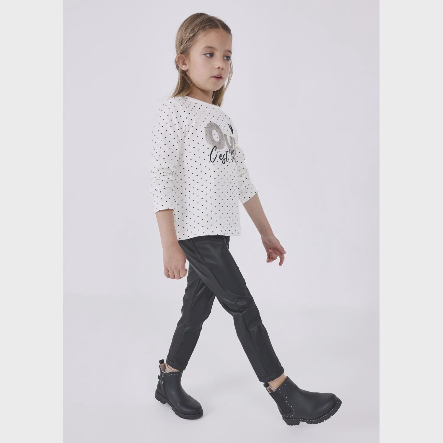 LEGGING BLACK SYNTHETIC LEATHER / 4780-069