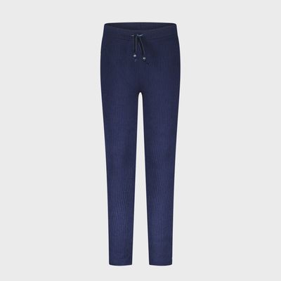 PANT NAVY CABLE KNIT PULL WAISTBAND / C308-5624-190
