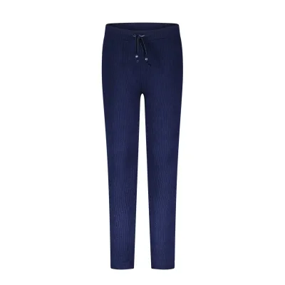 PANT NAVY CABLE KNIT PULL WAISTBAND / C308-5624-190