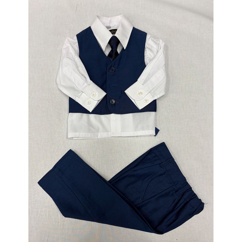 4PC VEST SET NEW BLUE / 8160