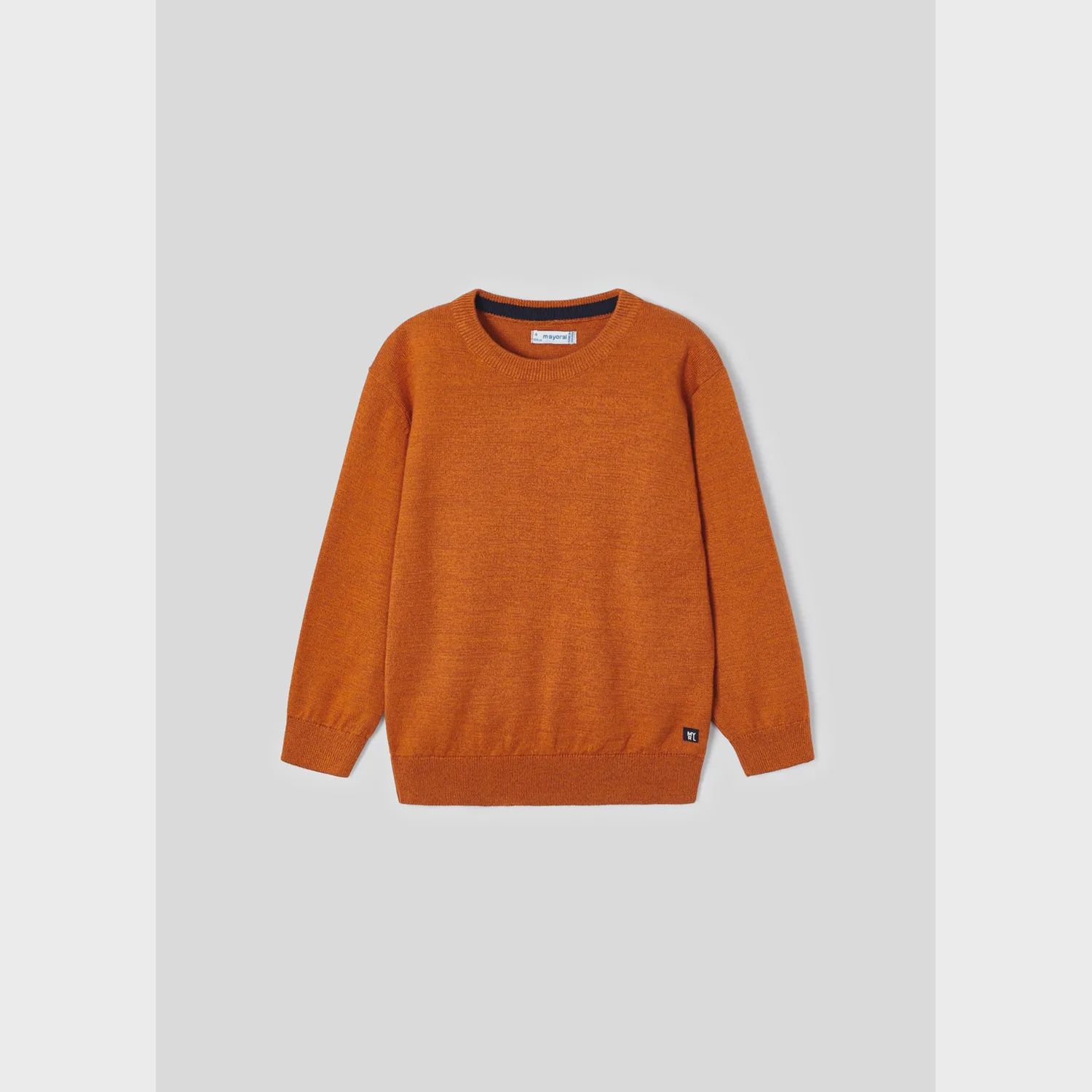 KNIT SWEATER SAFFRON ORANGE / 323-076