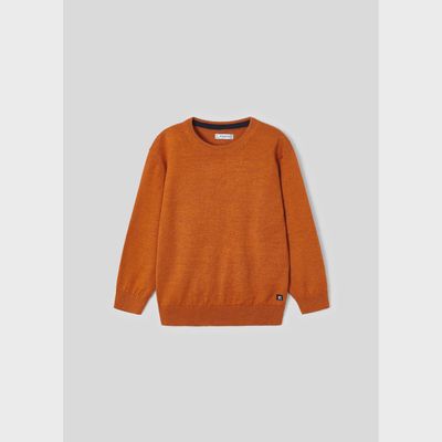 KNIT SWEATER SAFFRON ORANGE / 323-076