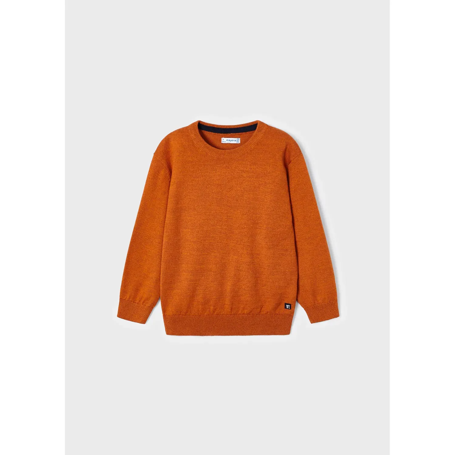 KNIT SWEATER SAFFRON ORANGE / 323-076