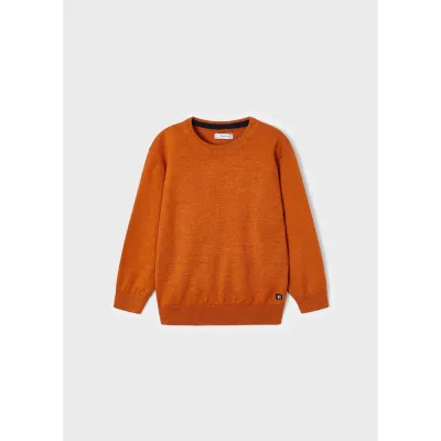 KNIT SWEATER SAFFRON ORANGE / 323-076