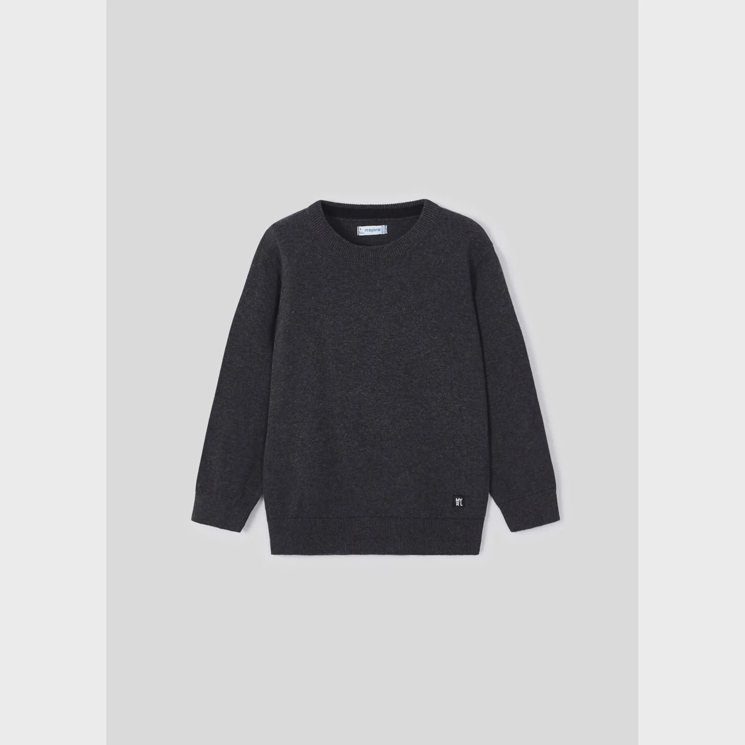 KNIT SWEATER BLACKBOARD ROUND COLLAR / 323-079