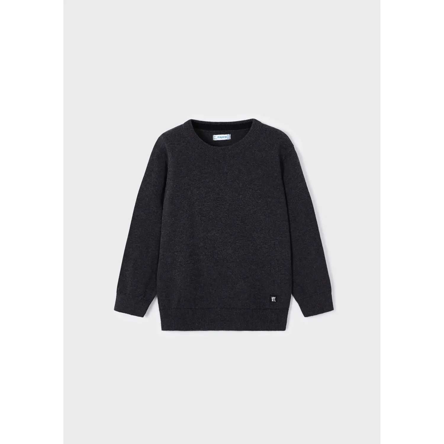 KNIT SWEATER BLACKBOARD ROUND COLLAR / 323-079