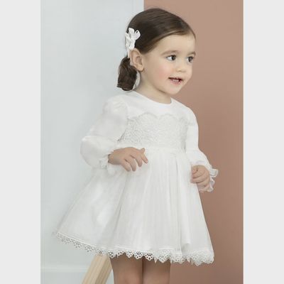 DRESS CREAM GUIPUR TULLE LACE TRIM / 5502-002