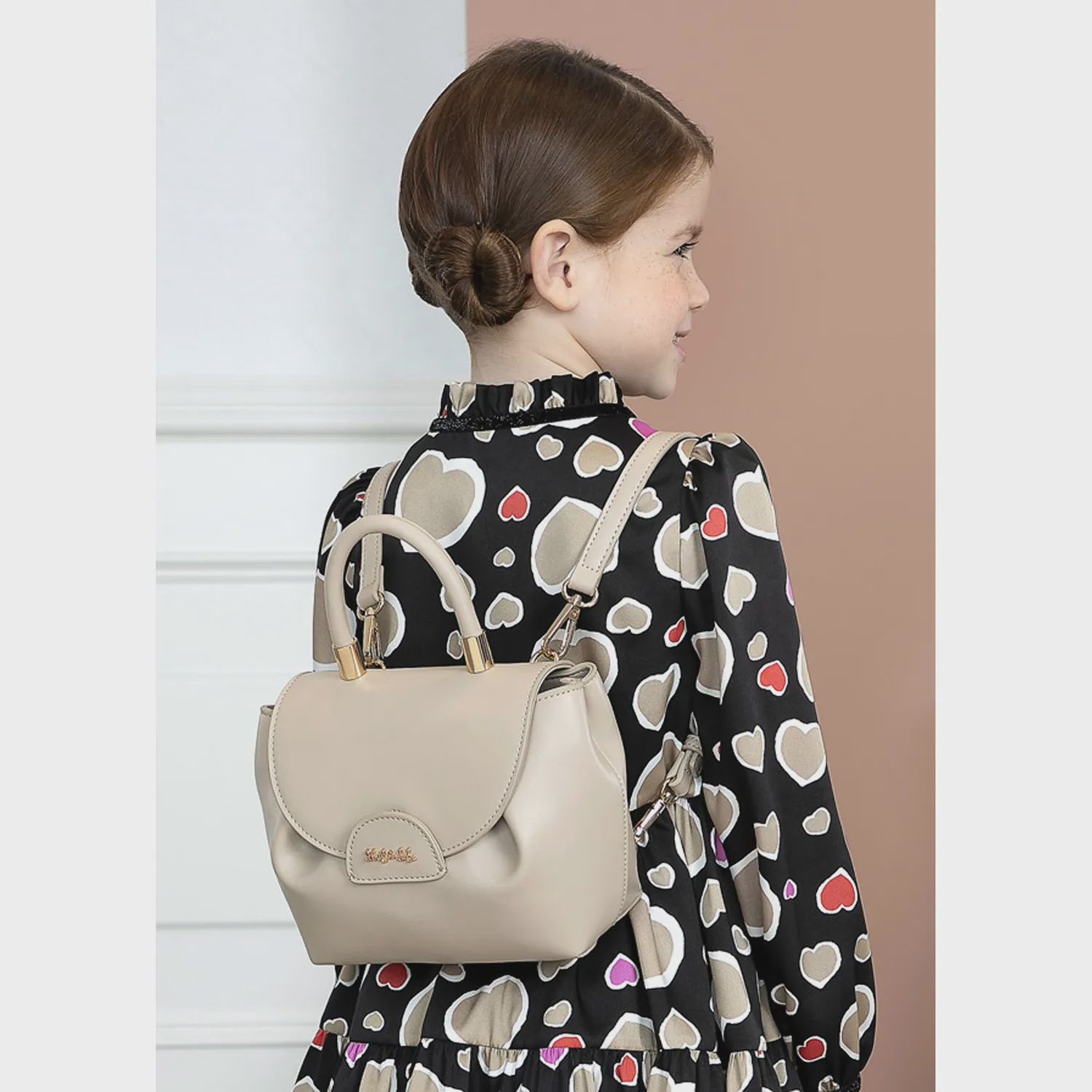 BACKPACK PURSE TAN / 5996-008