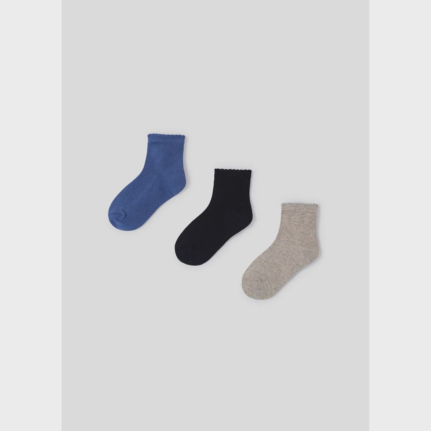 3PACK SOCK NAVY BLUE & LIGHT BROWN / 10578-094