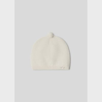 KNIT HAT CREAM / 9671-087