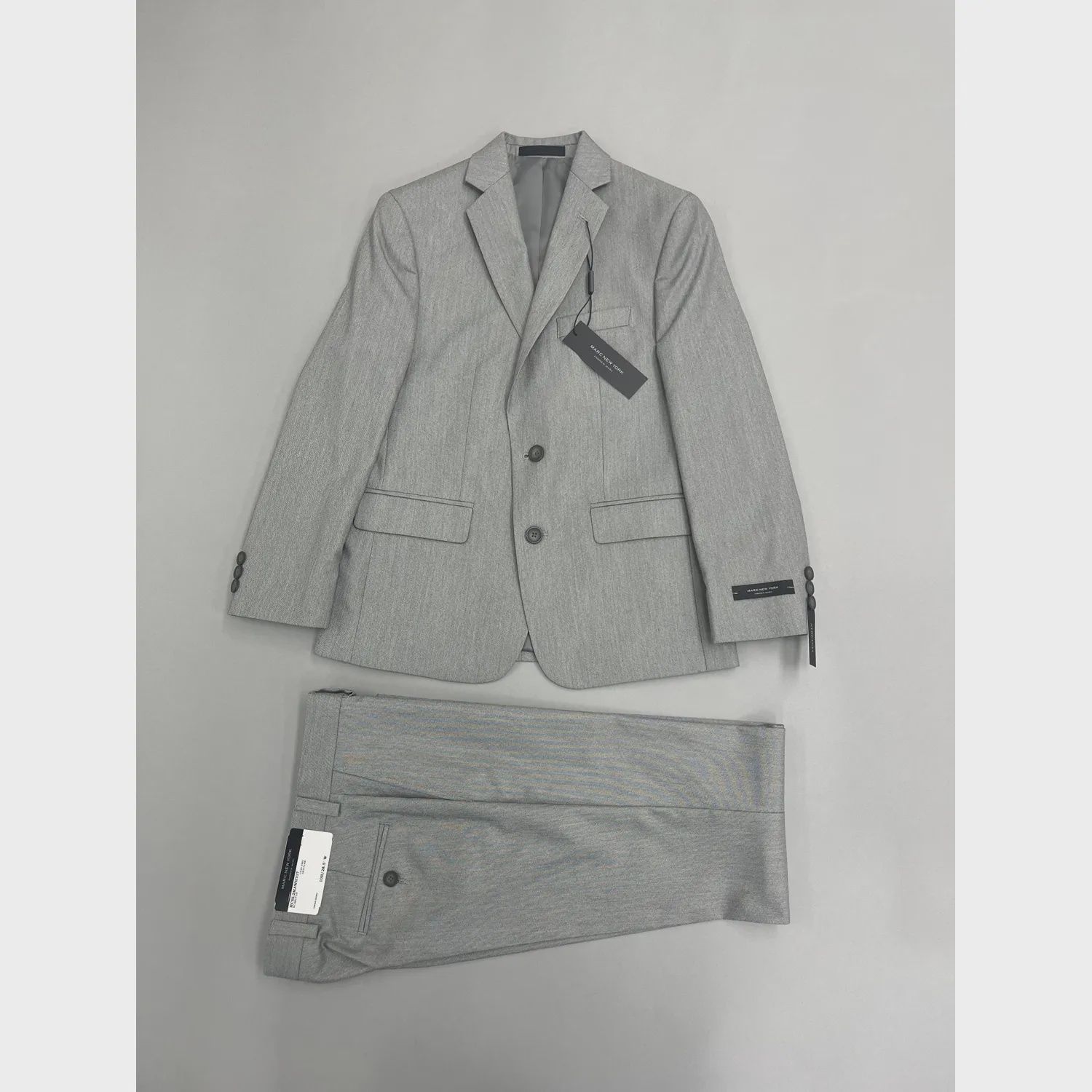 FORMAL SUIT LIGHT GREY HUSKY FIT STRETCH / HCRL2MAWH707