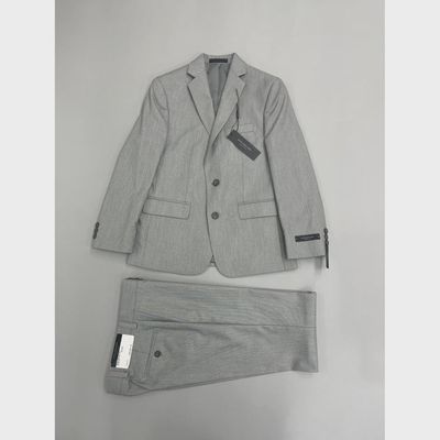 FORMAL SUIT LIGHT GREY HUSKY FIT STRETCH / HCRL2MAWH707