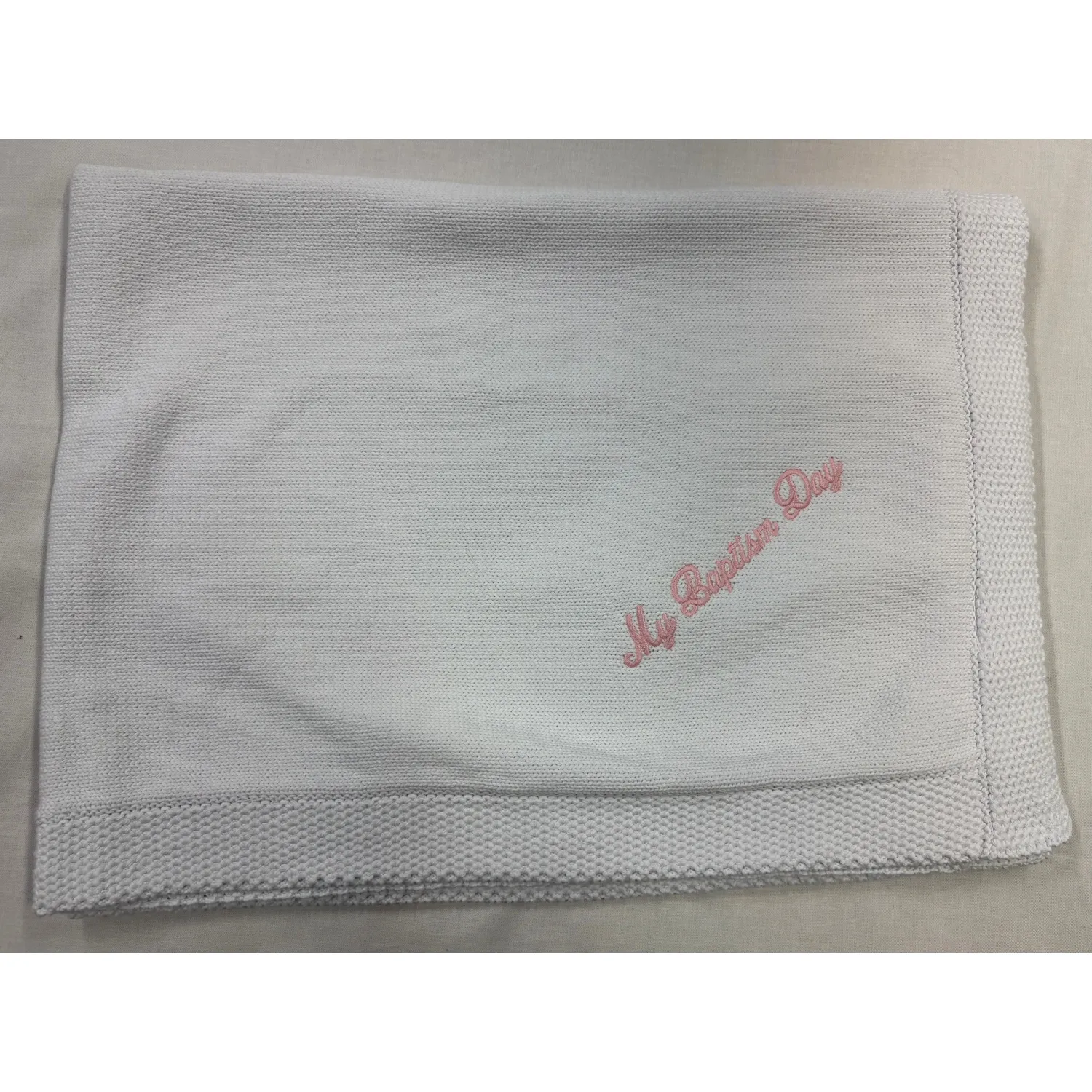 IVORY MBD BLANKET BLUE WRITING / 900