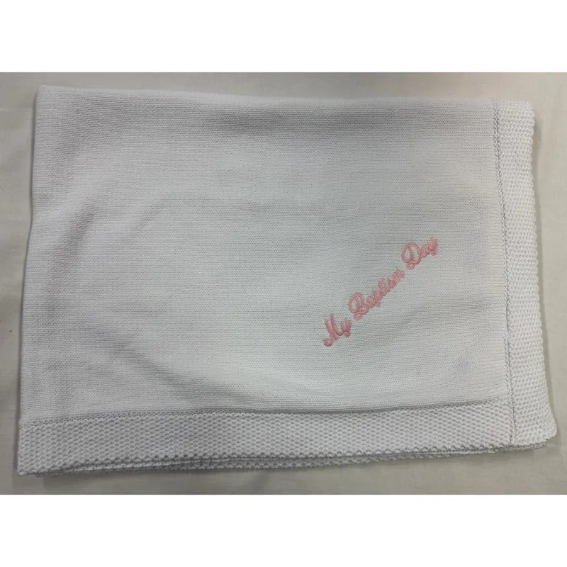 IVORY MBD BLANKET BLUE WRITING / 900