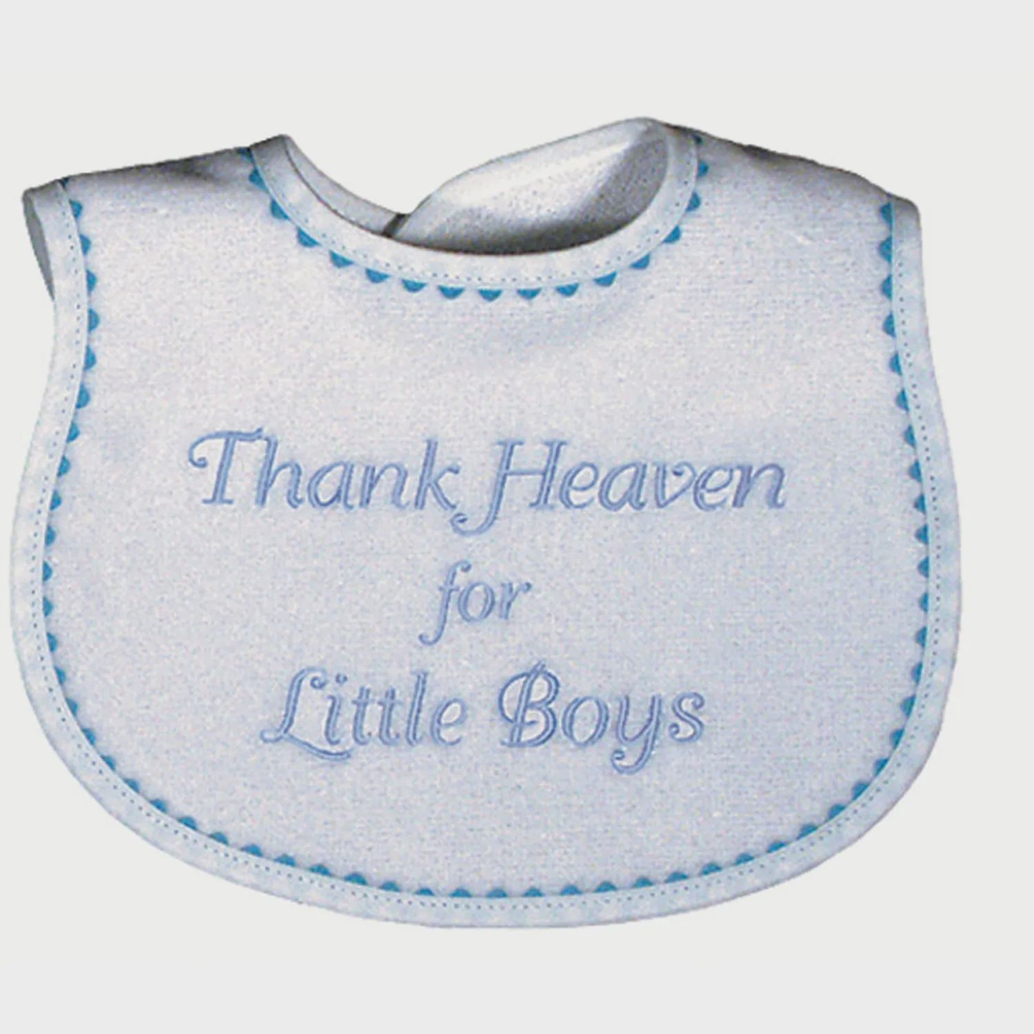 BIB BLUE & WHITE THANK HEAVEN FOR LITTLE BOYS / 55