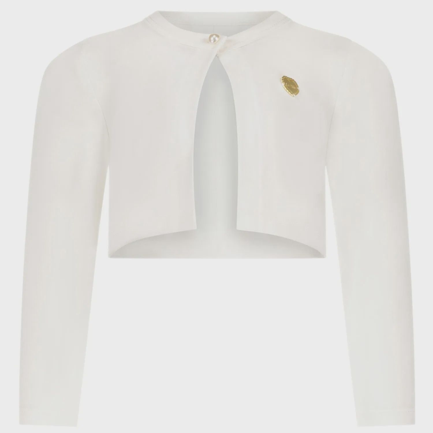 BOLERO JACKET OFF WHITE WITH BOW AT BACK / C312-5101-003 BOLERO JACKET OFF WHITE WITH BOW AT BACK / C312-5101-003