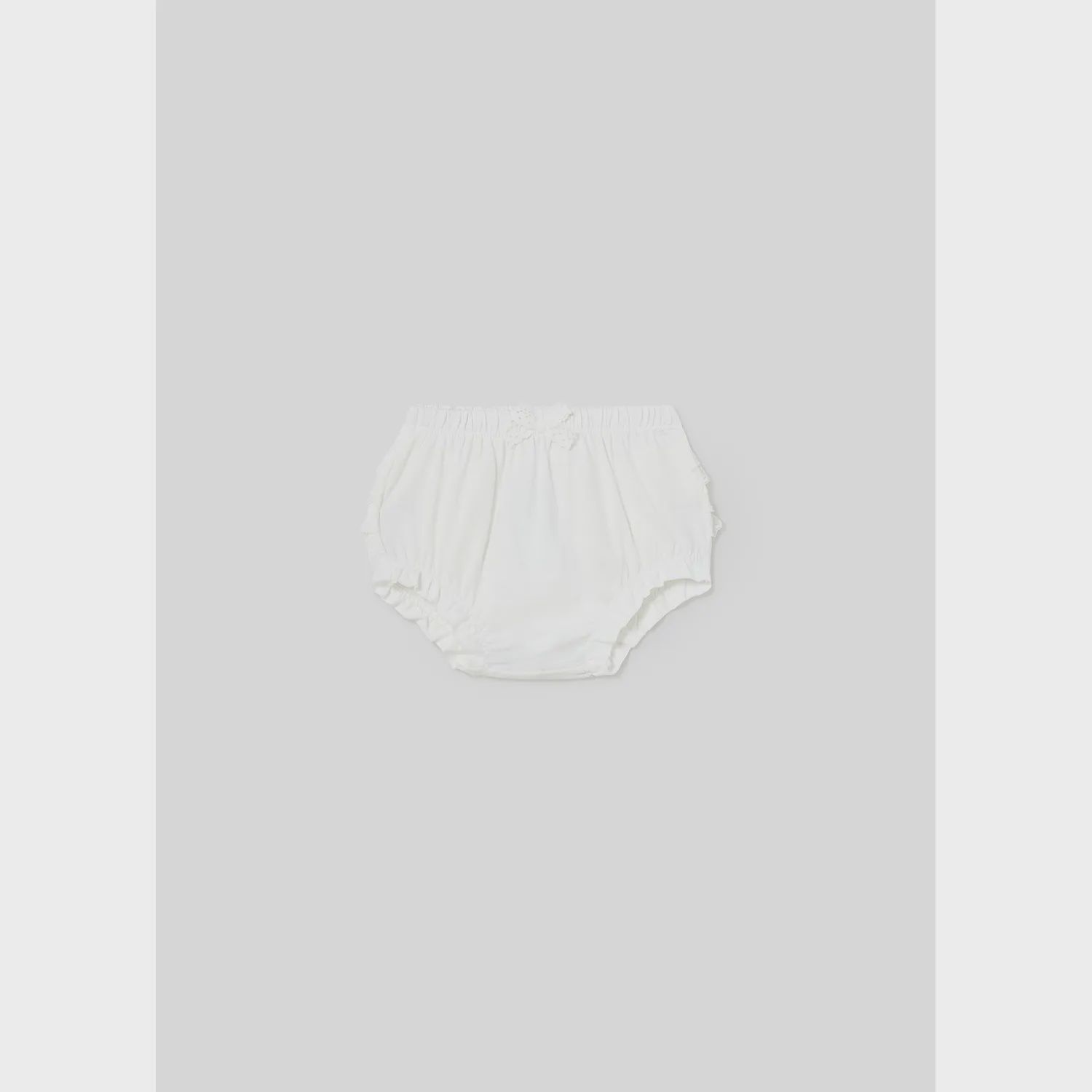 RUFFLED PANTIES NATURAL CREAM MLACE RUFFLES / 9698-077