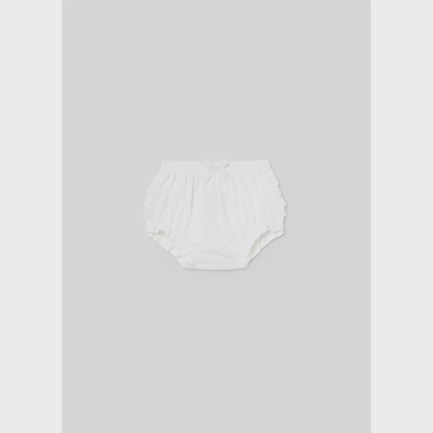 PANTIES WHITE LACE RUFFLES / 9698-079