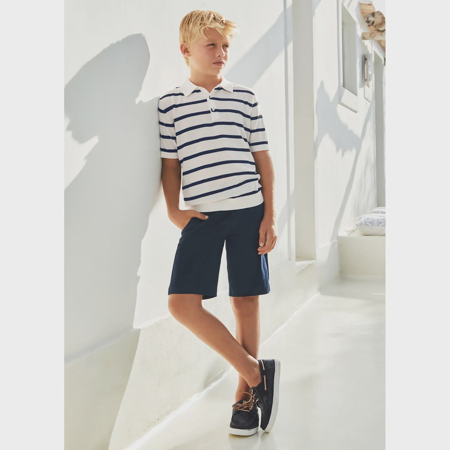 DRESSY BERMUDA SHORT NAVY / 6280-034