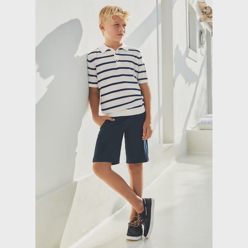 DRESSY BERMUDA SHORT NAVY / 6280-034