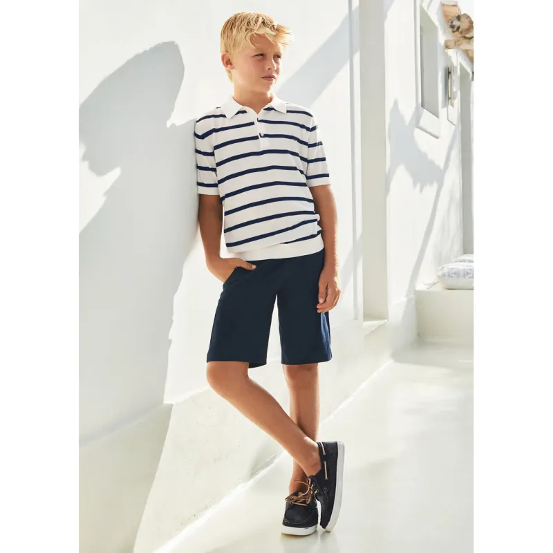 DRESSY BERMUDA SHORT NAVY / 6280-034