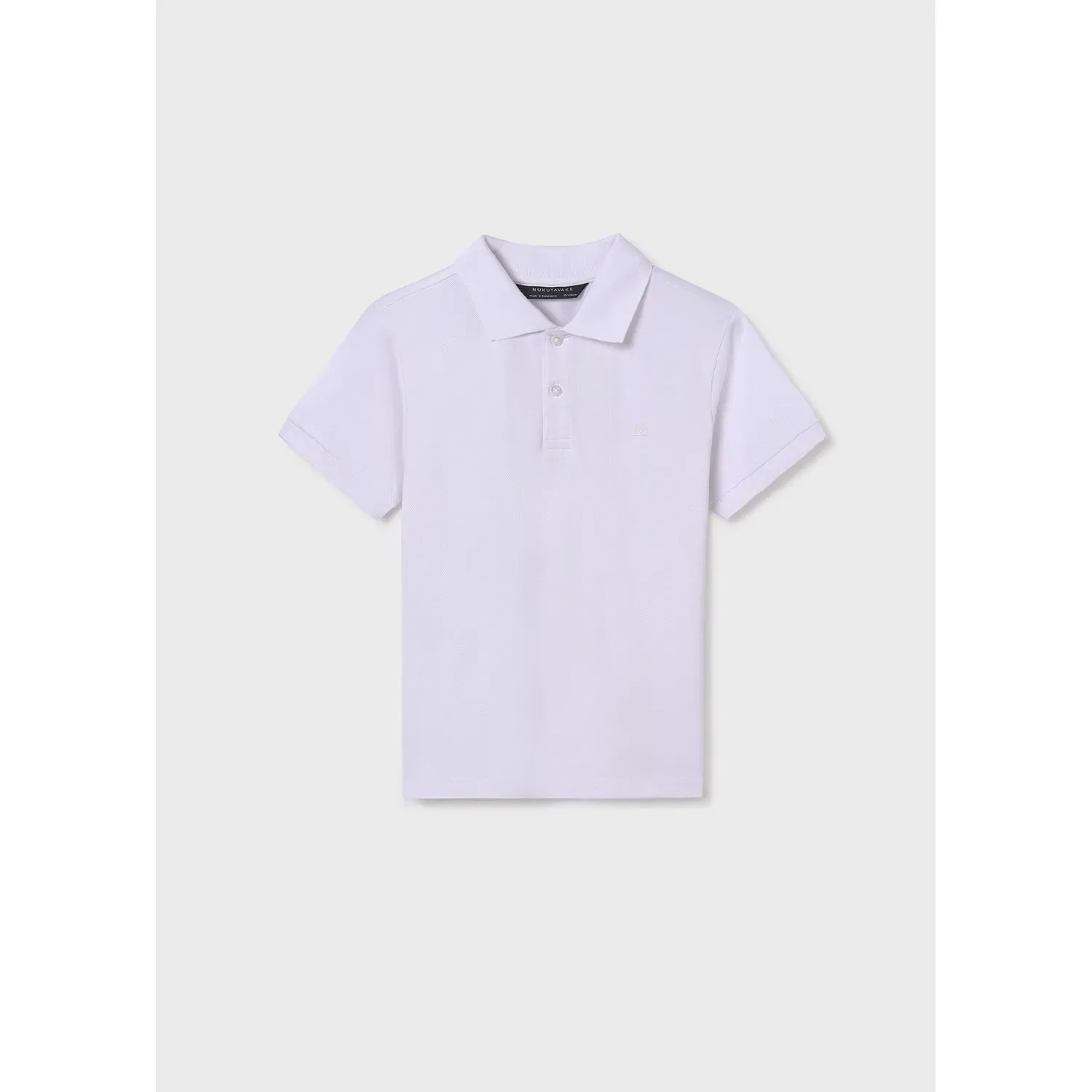 POLO TOP WHITE BASIC SHORT SLEEVE / 890-044