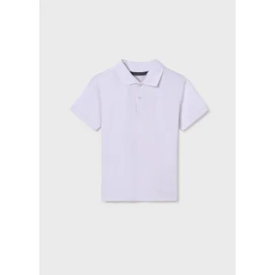 POLO TOP WHITE BASIC SHORT SLEEVE / 890-044