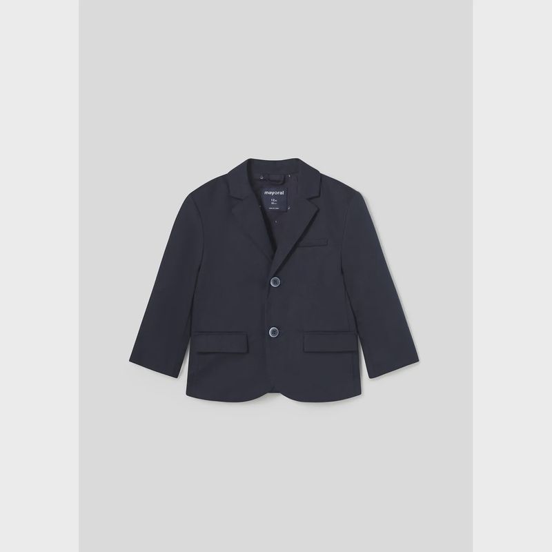 LINEN JACKET BLAZER NAVY / 1444-054