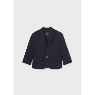 LINEN JACKET BLAZER NAVY / 1444-054
