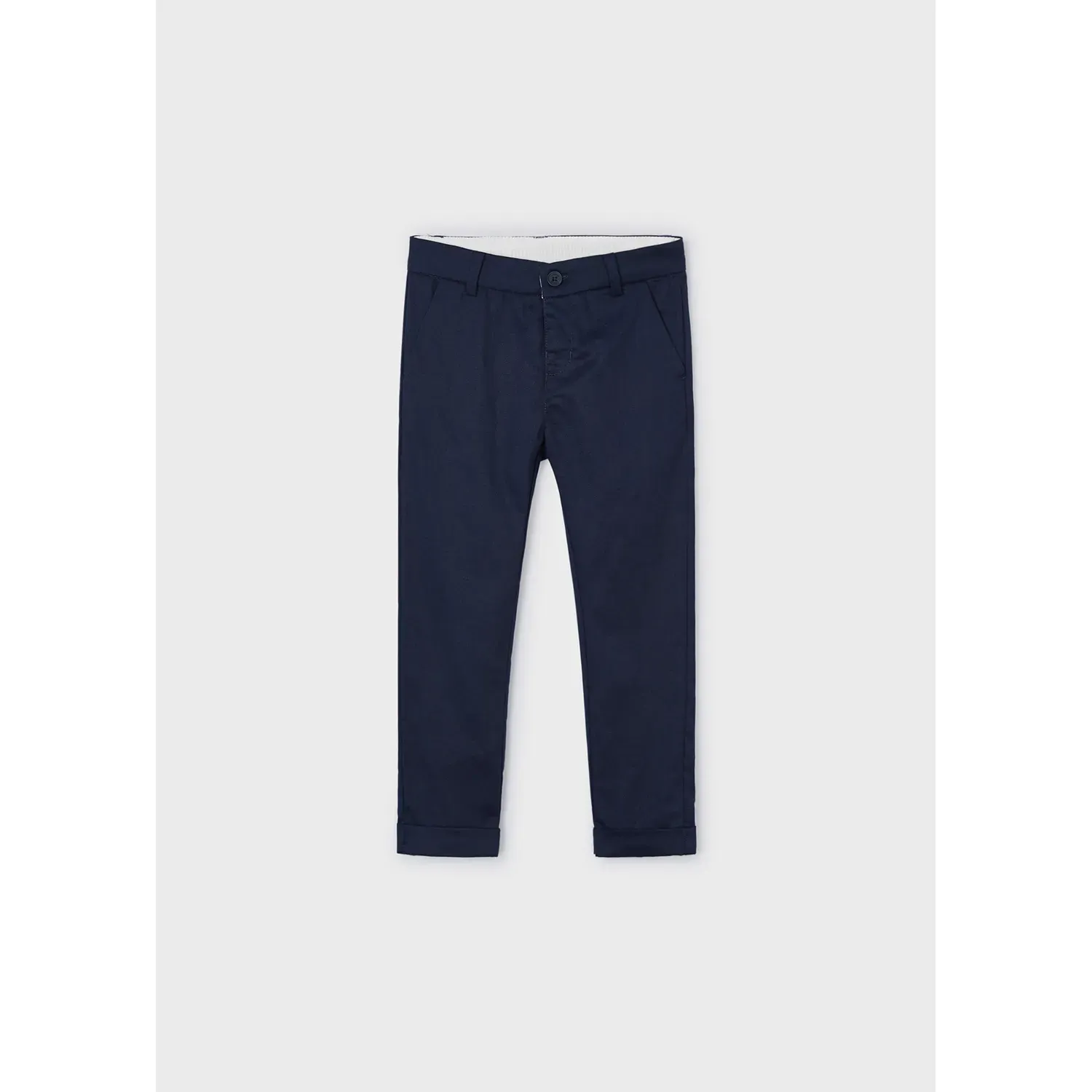 LINEN PANT NAVY CHINO TAILORING / 3542-095