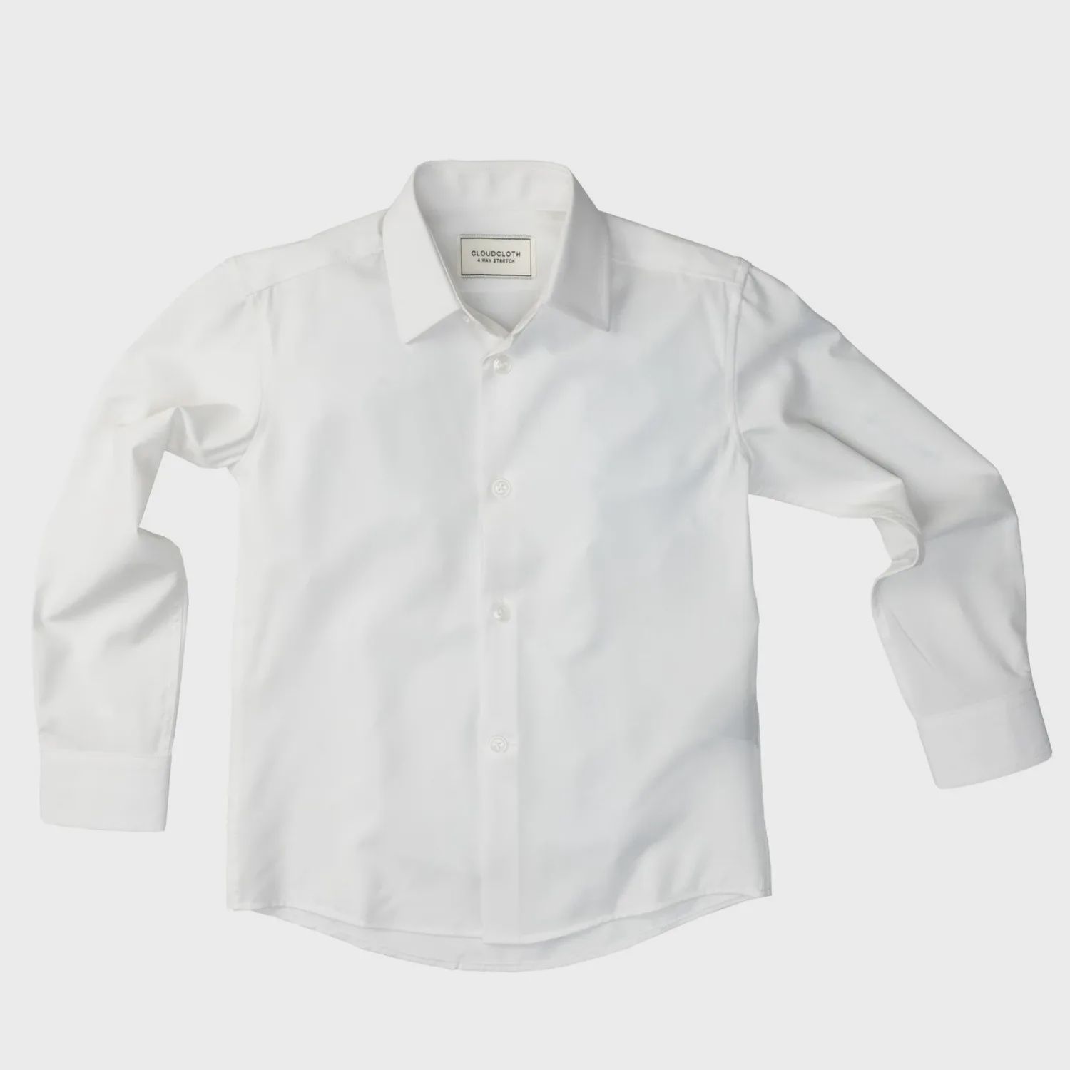 SHIRT WHITE 4 WAY STRETCH CLOUDCLOTH / SH9801