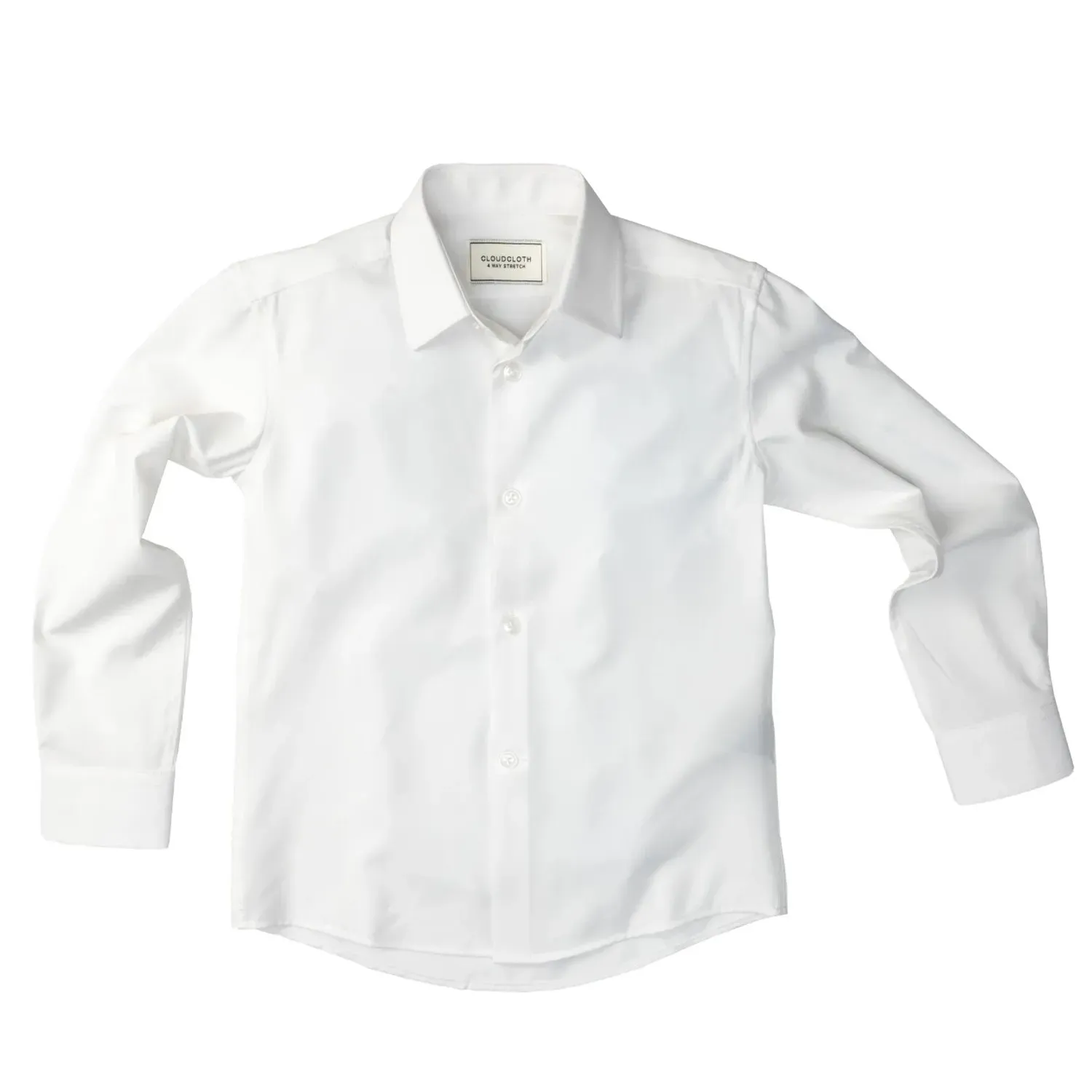 SHIRT WHITE 4 WAY STRETCH CLOUDCLOTH / SH9801