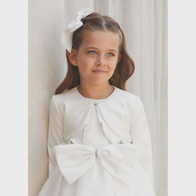 JACKET CREAM PEARLY FLOUNCE EDGE TRIM / 5368-065